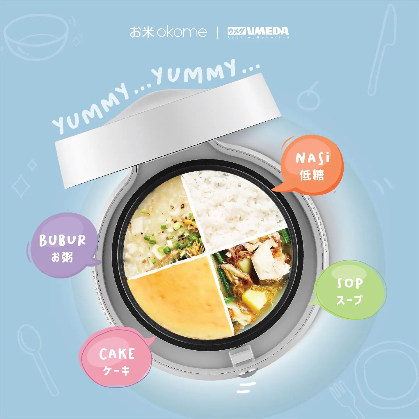 Jenis Masakan Umeda Okome 1