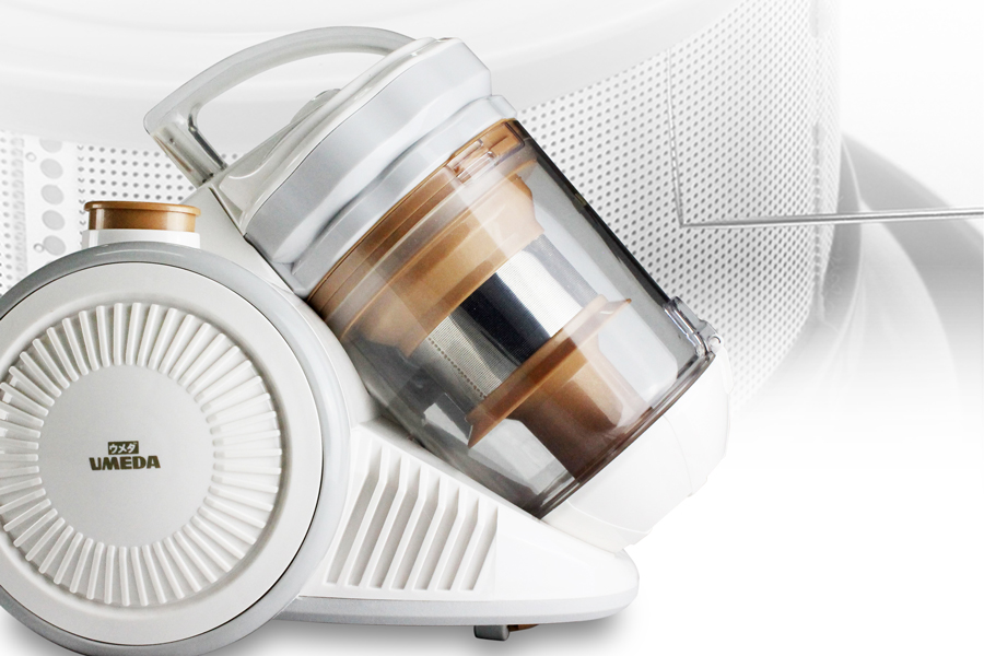 Terbuat dari baja yang memiliki 15.360 pori dengan ukuran 0.25mm untuk menghalau serat rambut, bulu, debu dll.