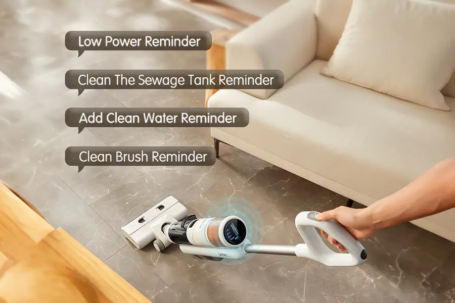 Dilengkapi dengan fitur Smart Voice Assistant sebagai pengingat pemeliharaan melalui asisten suara bawaan.