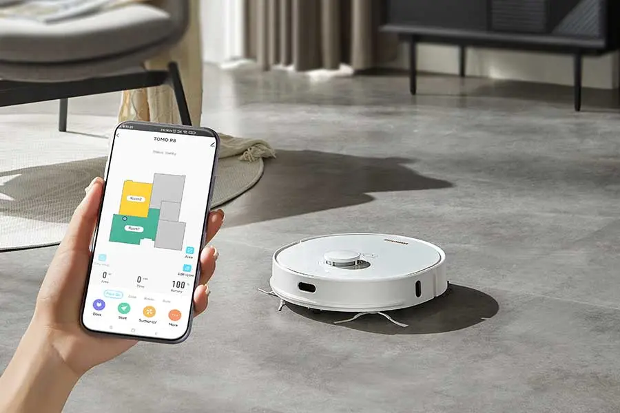 Terkoneksi dengan aplikasi Tuya, Google Home dan Amazon Alexa untuk membuat jadwal kerja otomatis.